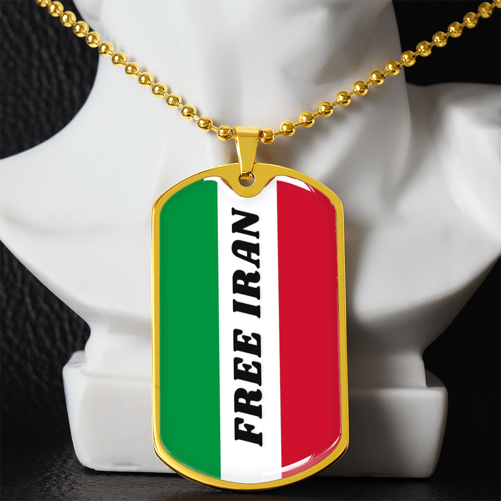 Iran graphic necklace