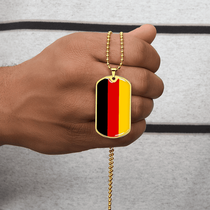 German Graphic Necklace