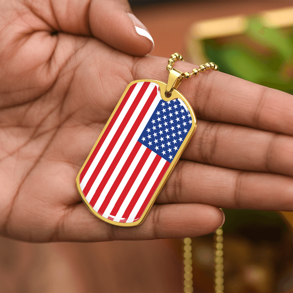 Usa Graphic Necklace