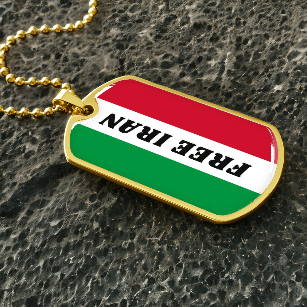 Iran graphic necklace