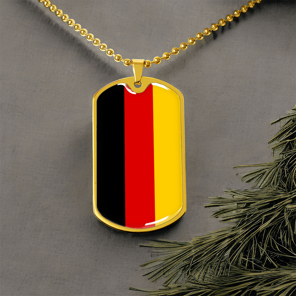 German Graphic Necklace