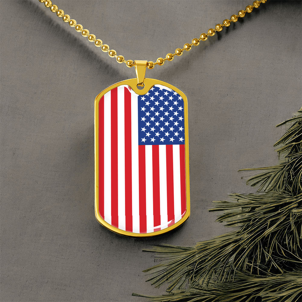Usa Graphic Necklace