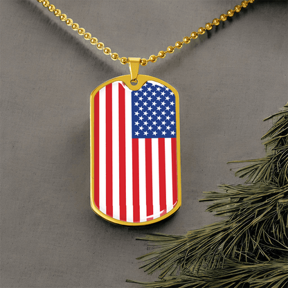 Usa Graphic Necklace