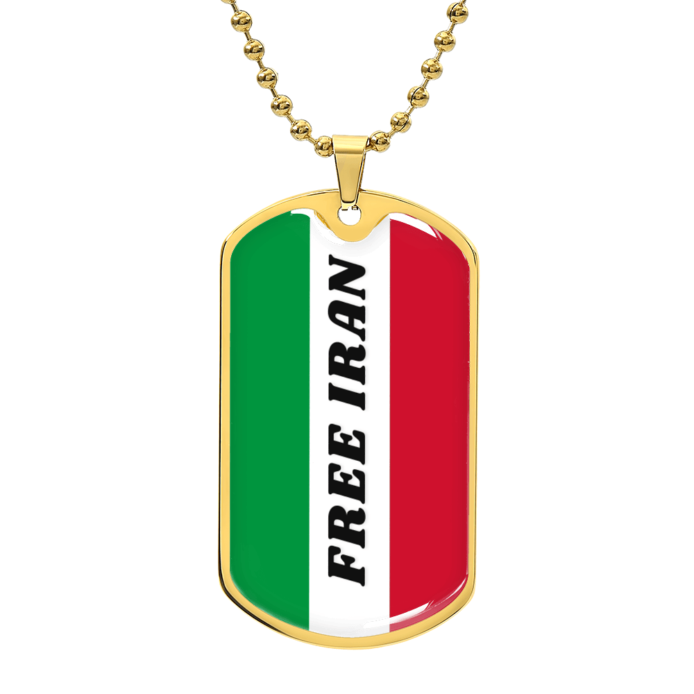 Iran graphic necklace