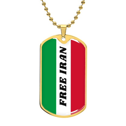 Iran graphic necklace