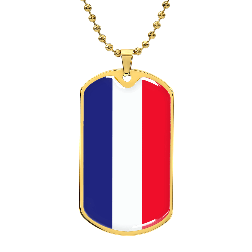 Italian Flag Graphic Necklace