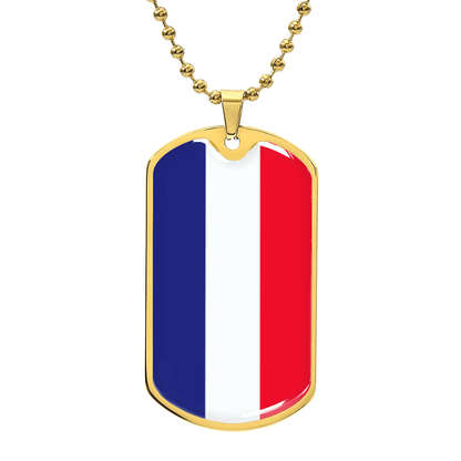 Italian Flag Graphic Necklace