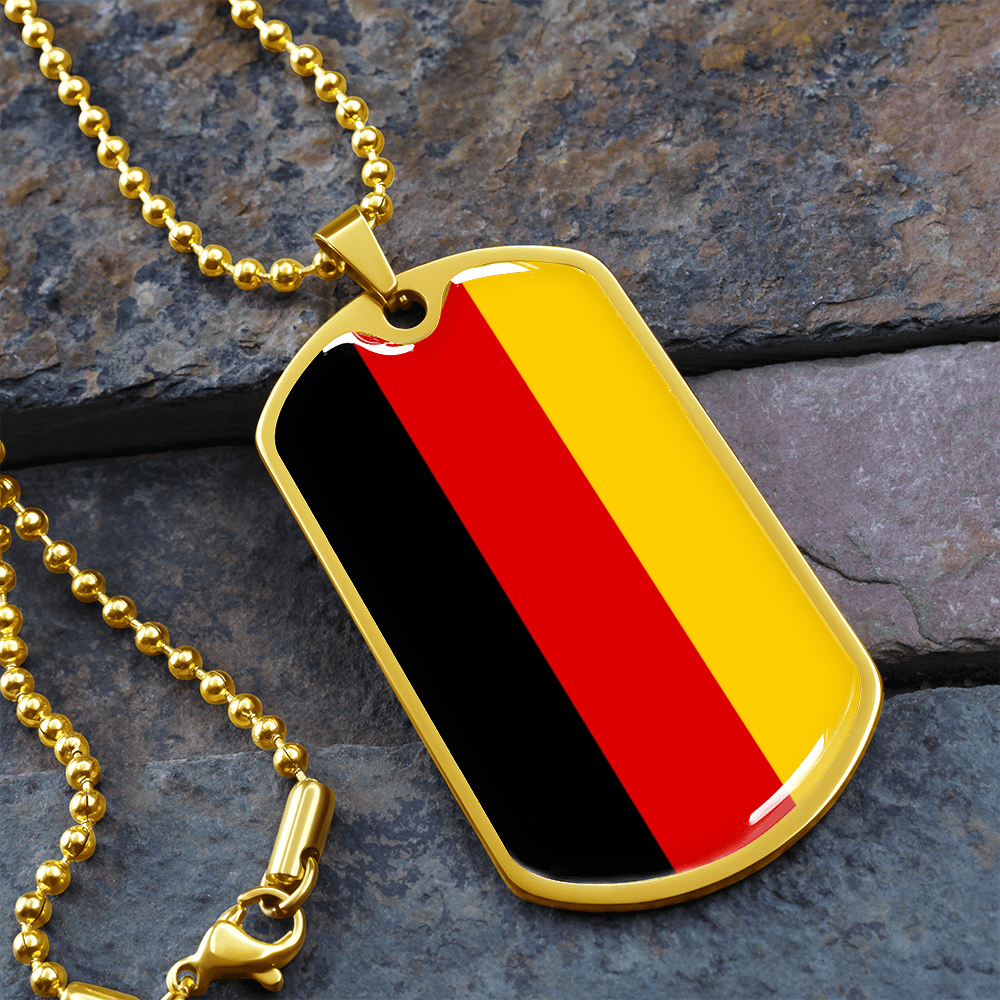 German Graphic Necklace