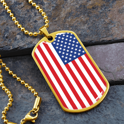 Usa Graphic Necklace