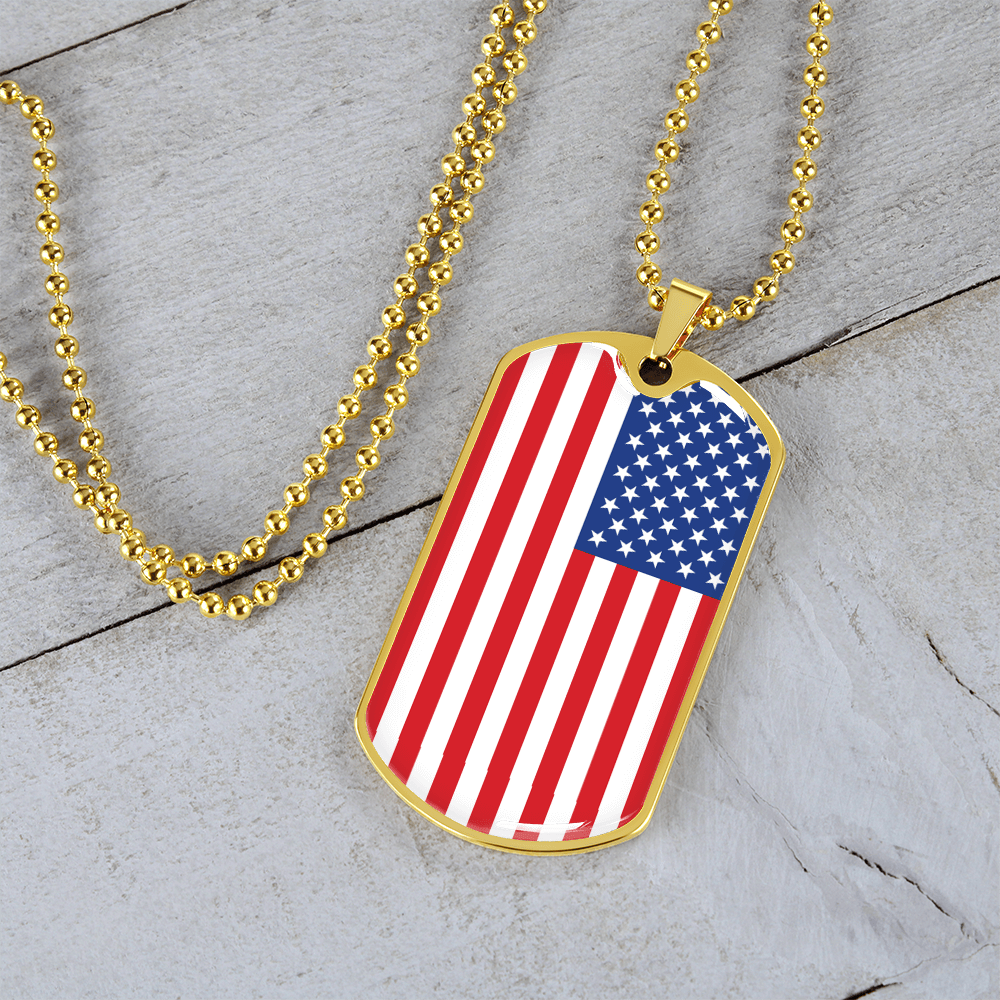 Usa Graphic Necklace