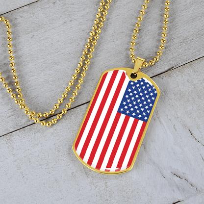 Usa Graphic Necklace