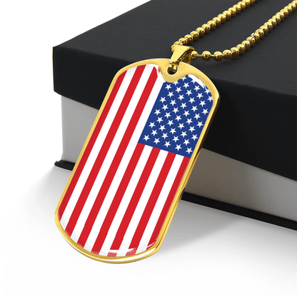Usa Graphic Necklace