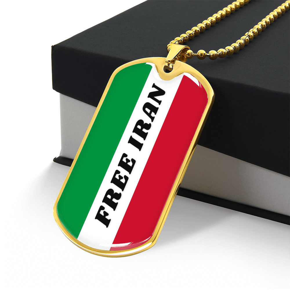Iran graphic necklace