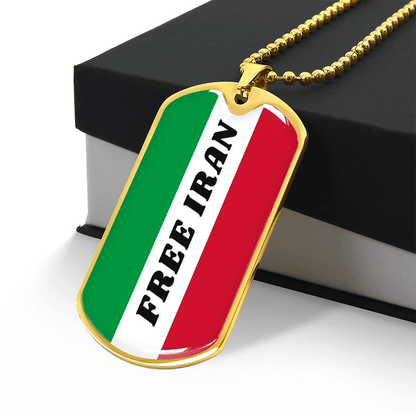 Iran graphic necklace