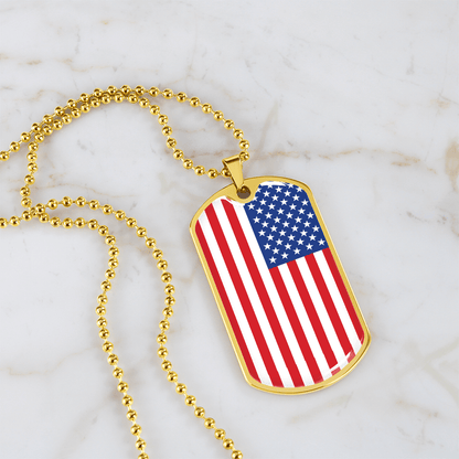 Usa Graphic Necklace