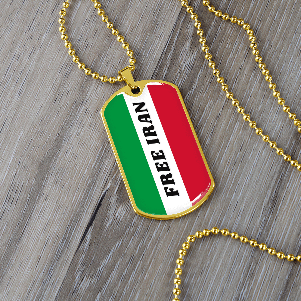 Iran graphic necklace