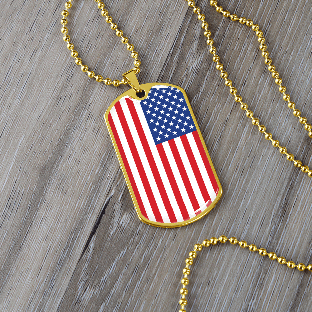 Usa Graphic Necklace
