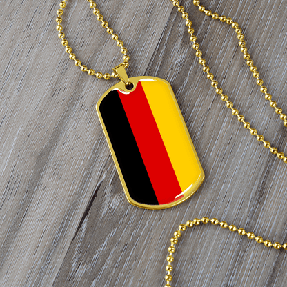 German Graphic Necklace