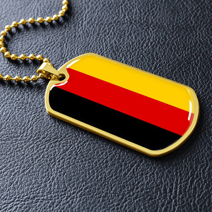 German Graphic Necklace