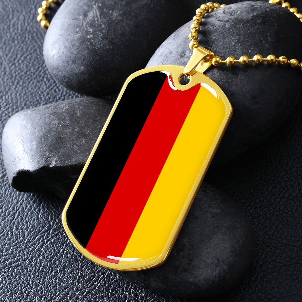 German Graphic Necklace