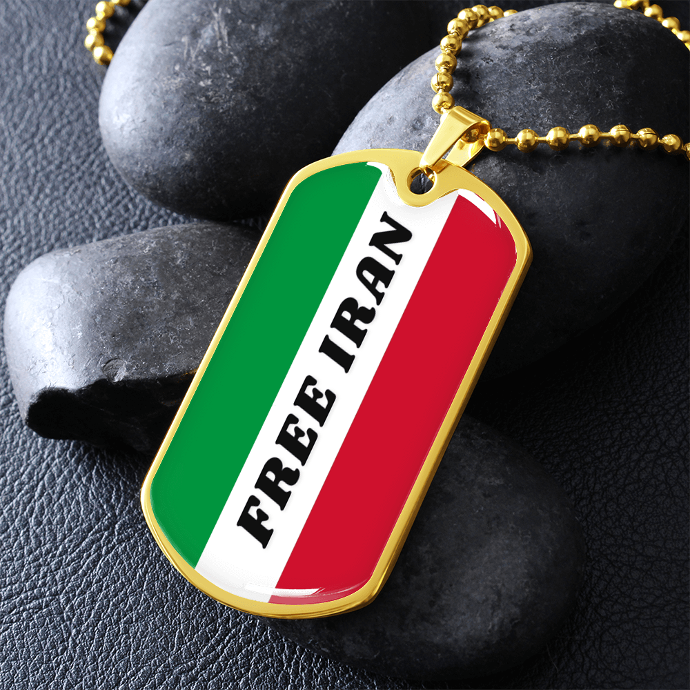 Iran graphic necklace
