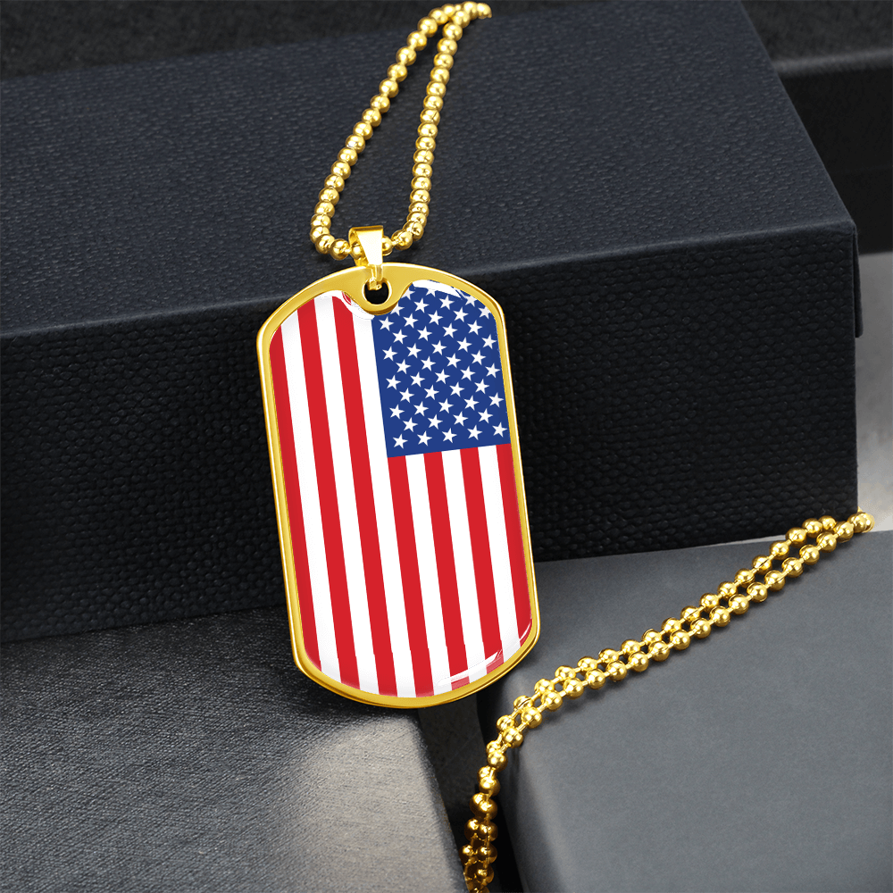 Usa Graphic Necklace