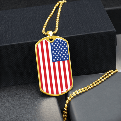 Usa Graphic Necklace
