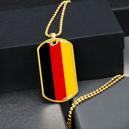 German Graphic Necklace