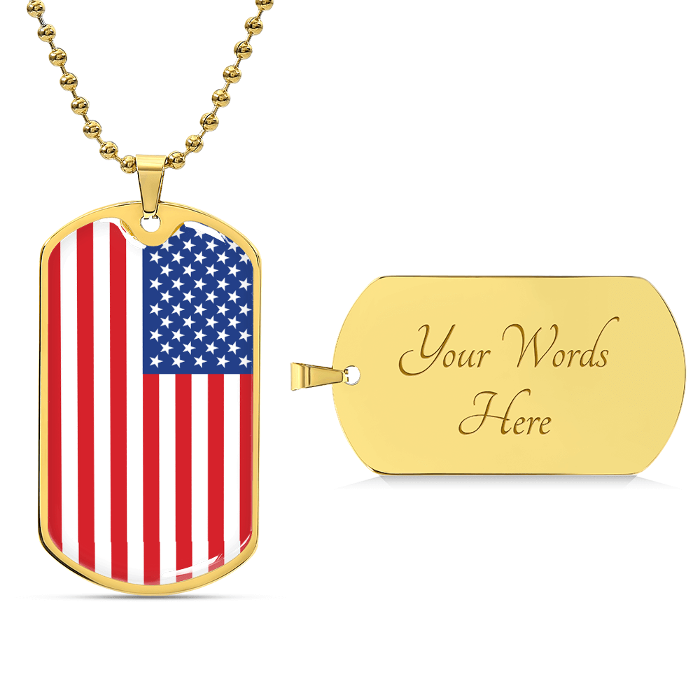 Usa Graphic Necklace