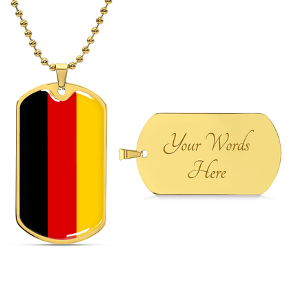 German Graphic Necklace