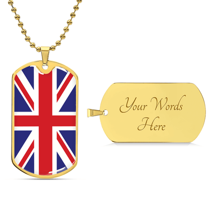 England Graphic necklace