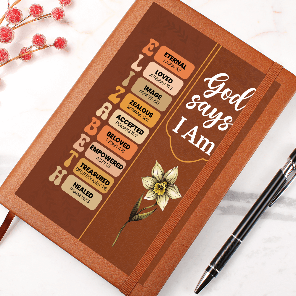 Personalized God Says I Am Journal For Her