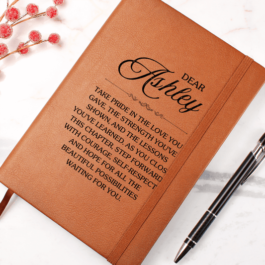 Personalized Break Up Leather Journal Gift