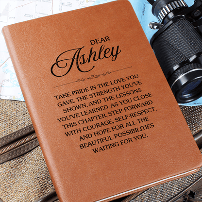 Personalized Break Up Leather Journal Gift