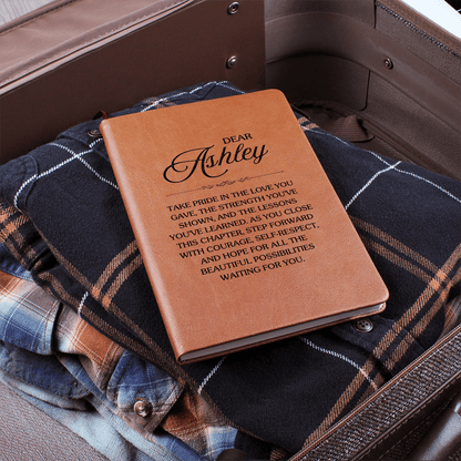 Personalized Break Up Leather Journal Gift