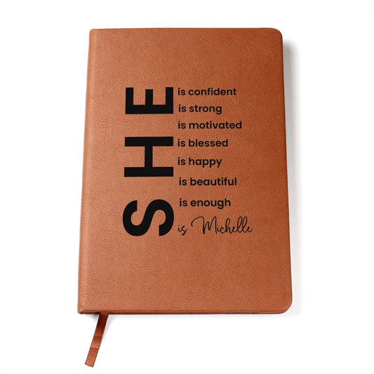 Personalized Name Leather Journal Gift