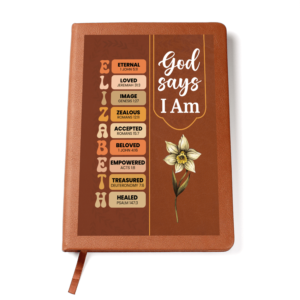 Personalized God Says I Am Journal For Her