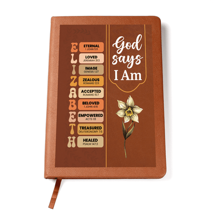 Personalized God Says I Am Journal For Her