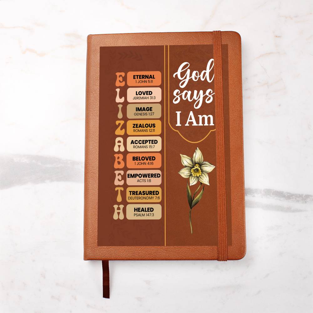 Personalized God Says I Am Journal For Her
