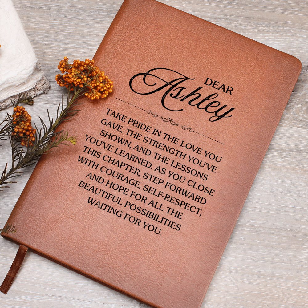 Personalized Break Up Leather Journal Gift
