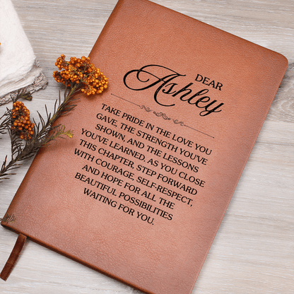Personalized Break Up Leather Journal Gift