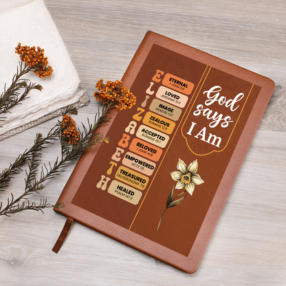 Personalized God Says I Am Journal For Her