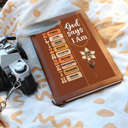 Personalized God Says I Am Journal For Her