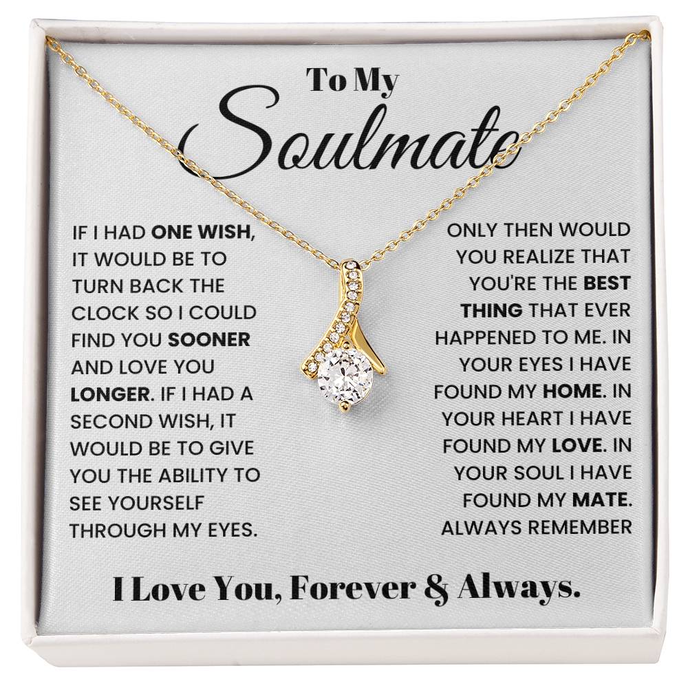 To my Soulmate Alluring Beauty Necklace From Husband