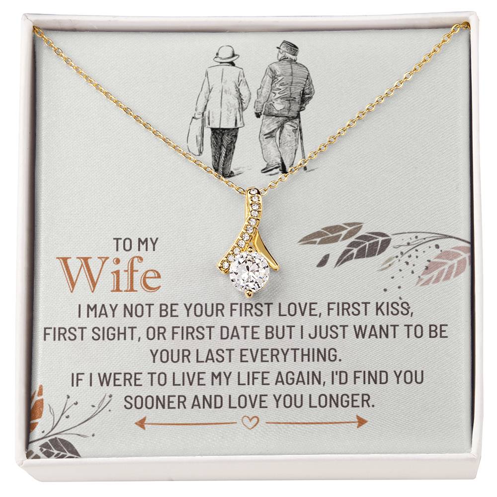 To My Wife Alluring Beauty Necklace From Husband Gift