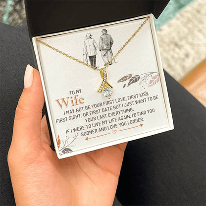 To My Wife Alluring Beauty Necklace From Husband Gift