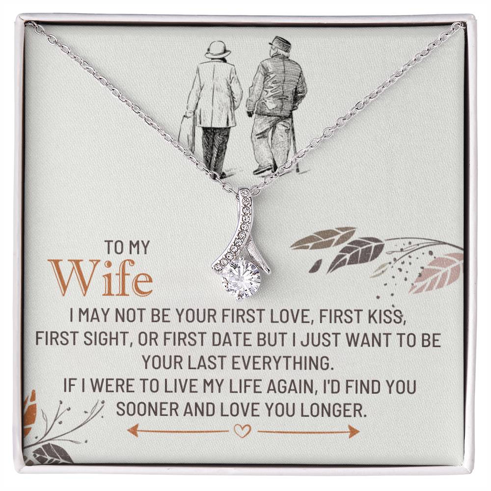 To My Wife Alluring Beauty Necklace From Husband Gift