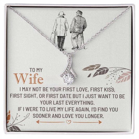 To My Wife Alluring Beauty Necklace From Husband Gift