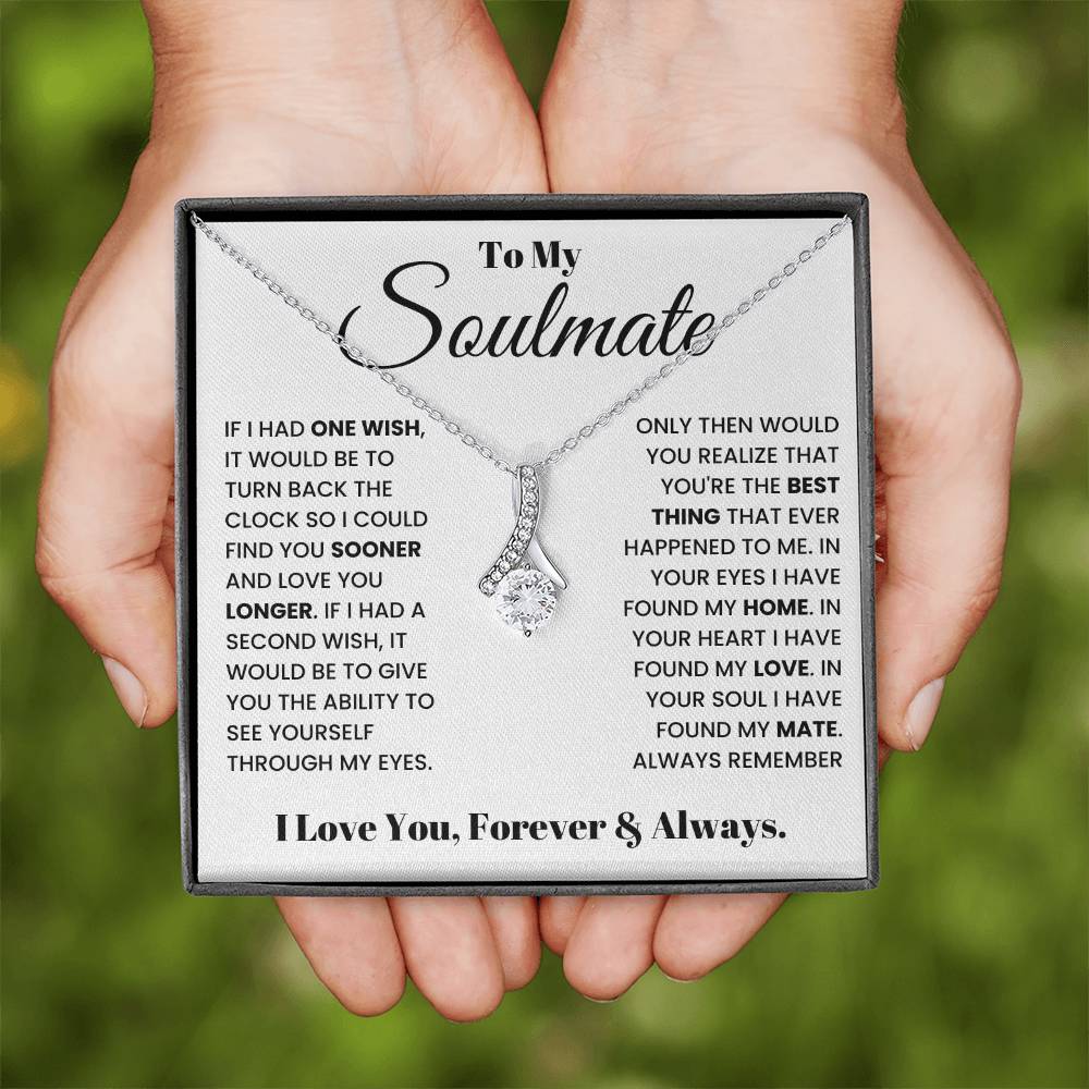 To my Soulmate Alluring Beauty Necklace From Husband