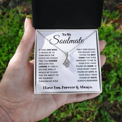 To my Soulmate Alluring Beauty Necklace From Husband